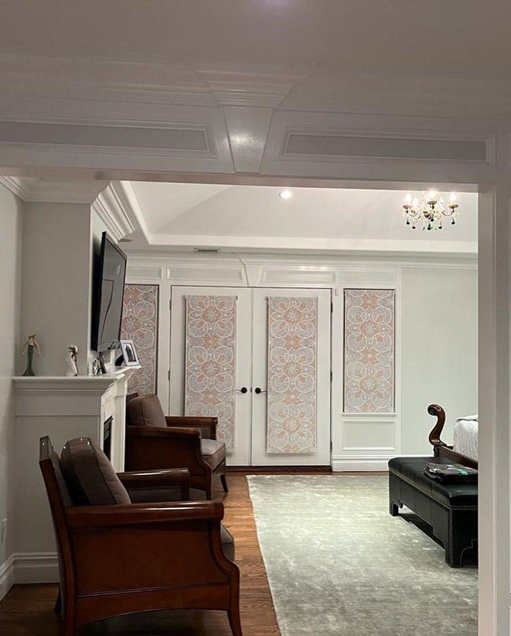 Finished living room